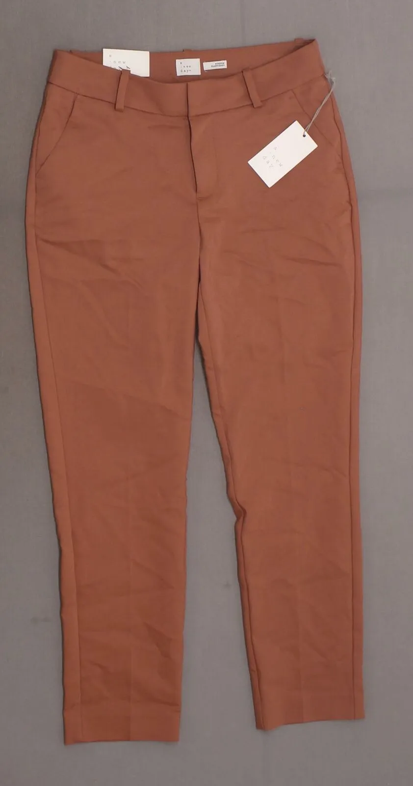 A New Day Women's Mid Rise Straight Leg Slim Ankle Pants