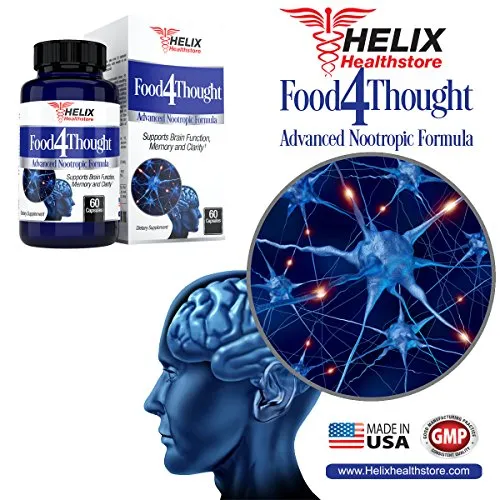 Brain Booster Support Supplement - Best for Mental Focus and Energy Pills - Super Ginkgo Biloba Capsules - St Johns Wort - Bacopa Monnieri - DMAE - Extra Strength Nootropics to Boost Memory & Clarity