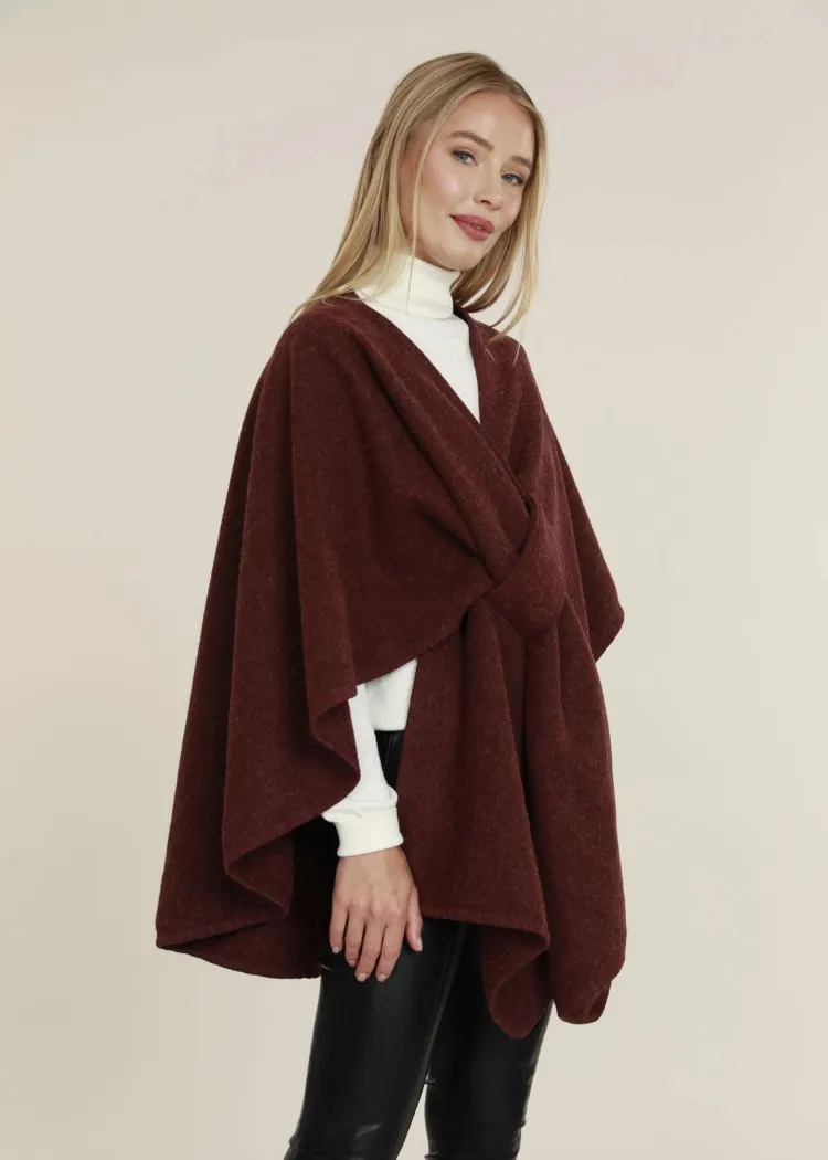 Cara Interlock Wrap- Wine