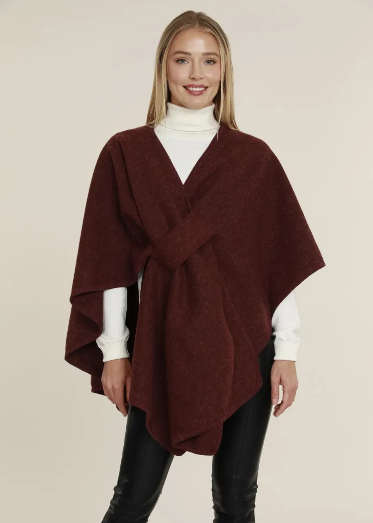 Cara Interlock Wrap- Wine