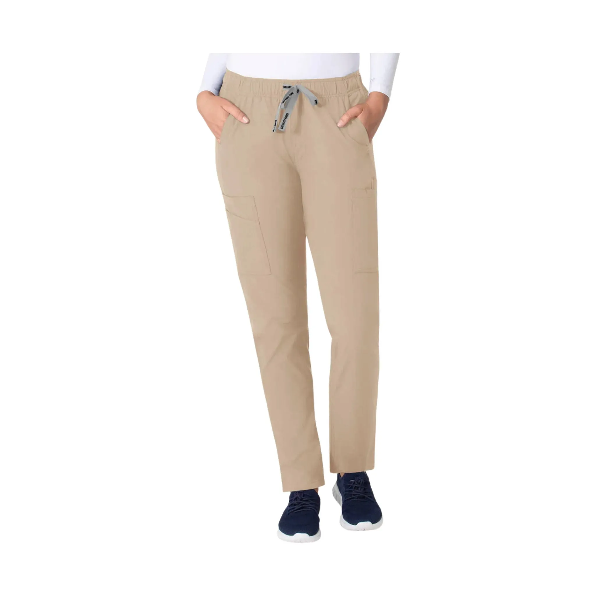 Carhartt Women's Force Modern Fit Straight Leg Scrub Pant - Khaki