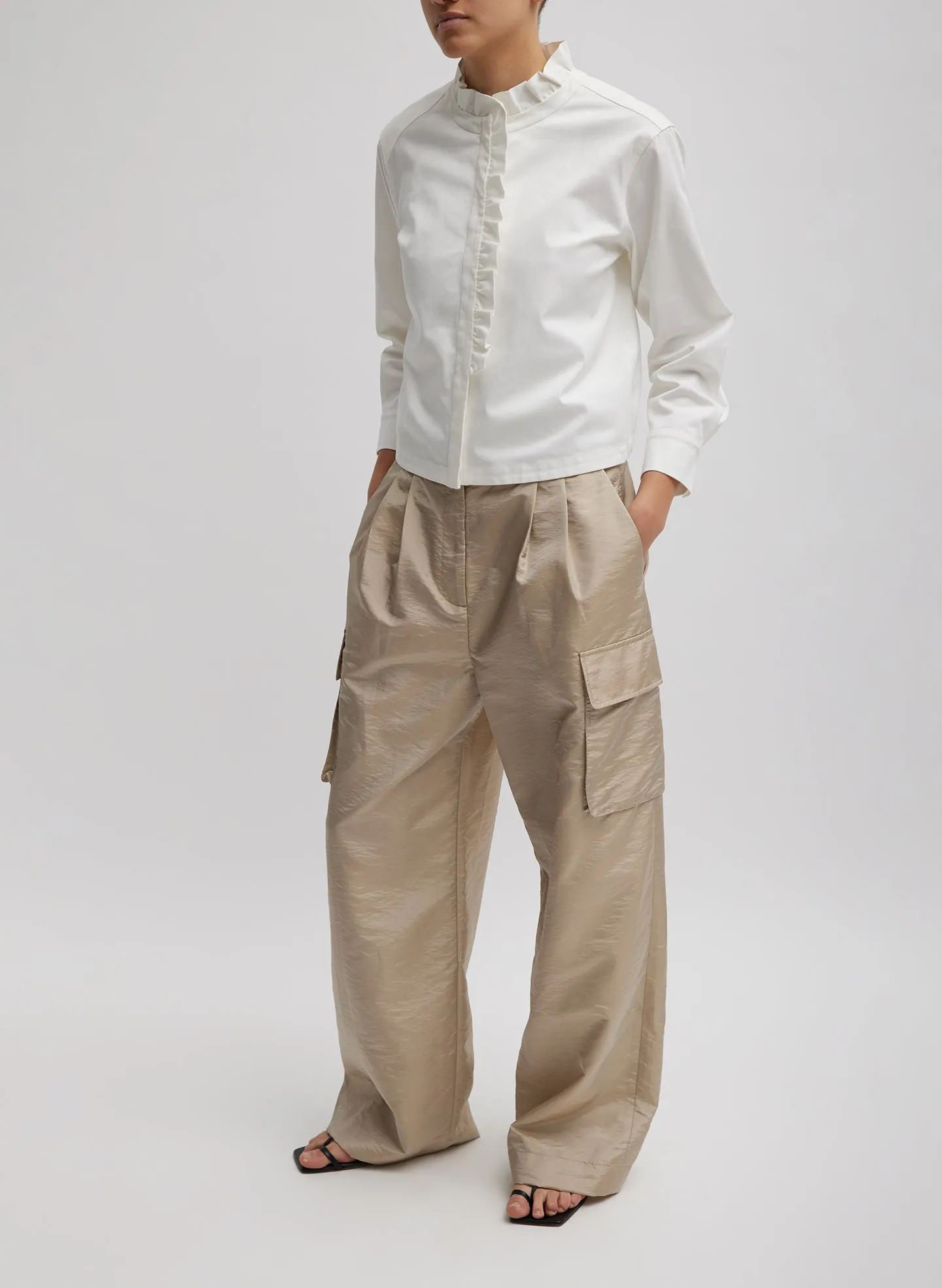 Chino Holly Bracelet Sleeve Shirt