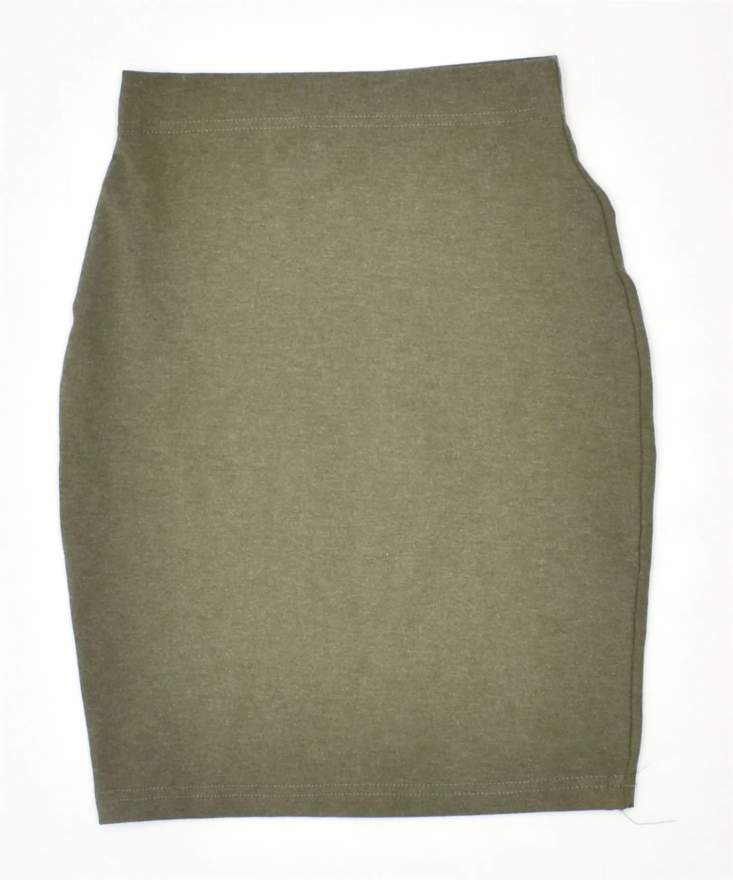 DAVIDE COLLECTION Womens Pencil Skirt W24 XS Khaki Viscose Vintage