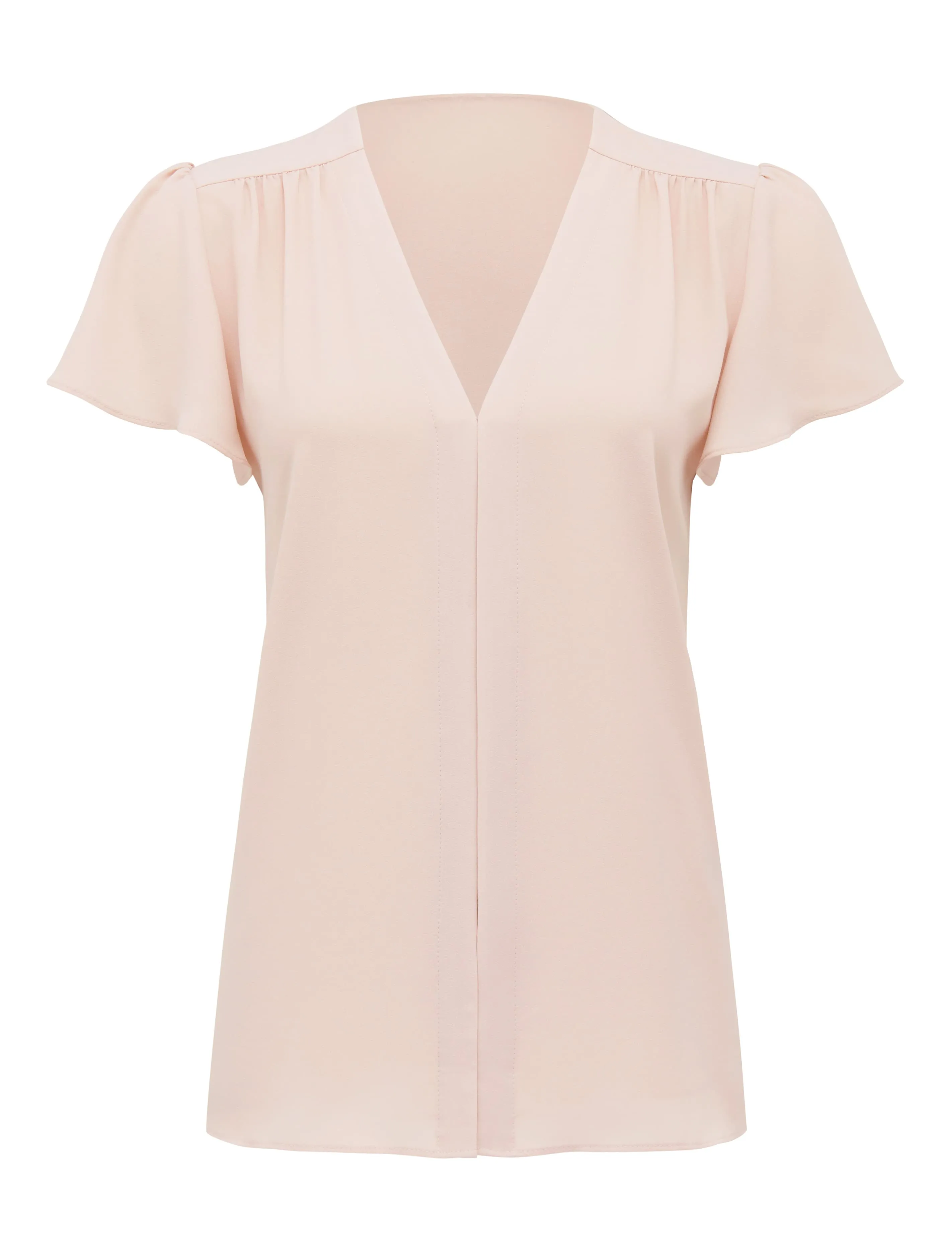 Elaina Flutter Short Sleeve Top