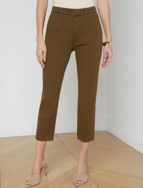 Harlow High Rise Crop Slim Trouser