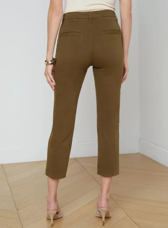 Harlow High Rise Crop Slim Trouser