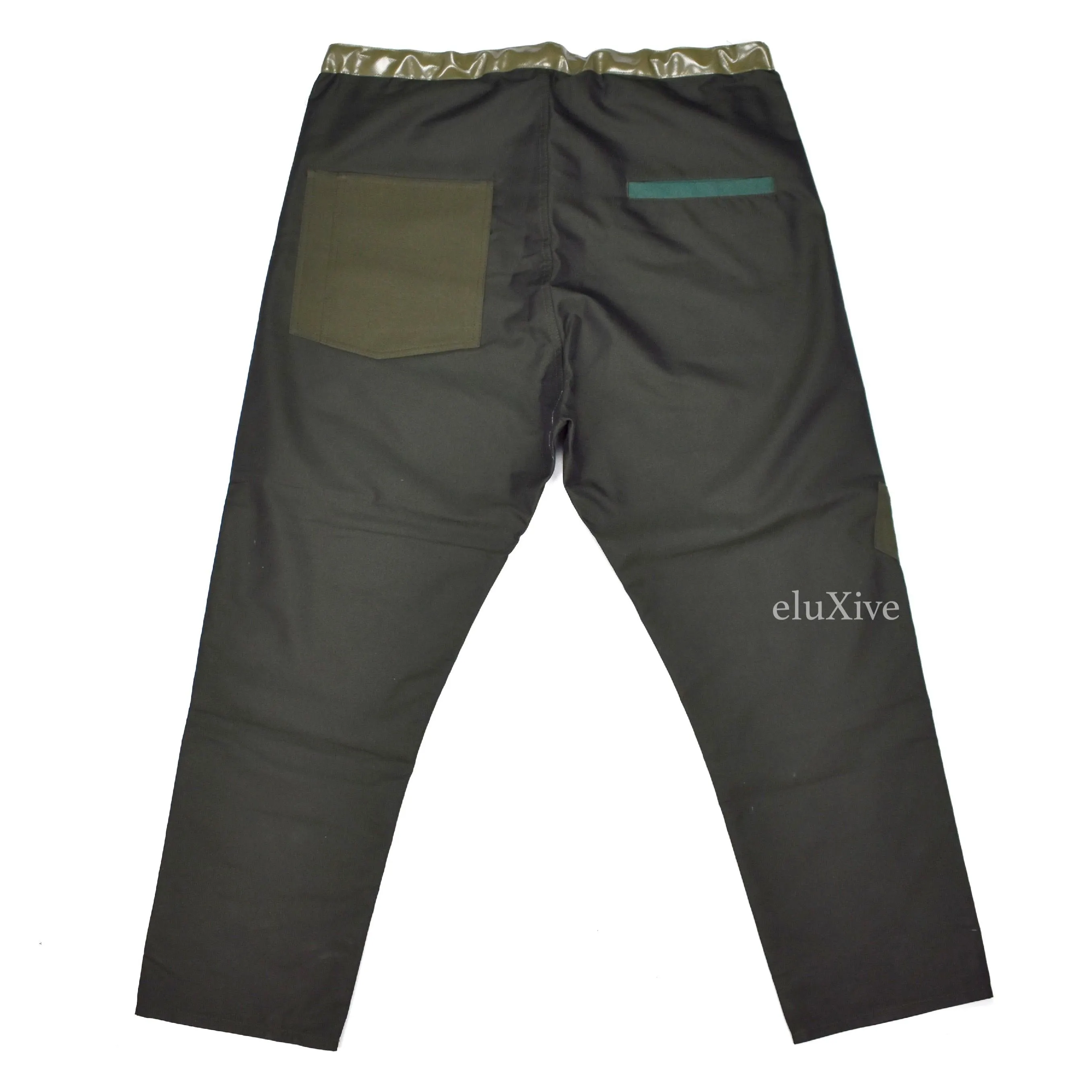 Jil Sander - Olive Patchwork Military Fabric Pants
