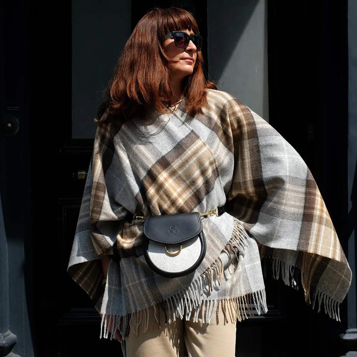 Mini Poncho in MacKellar tartan