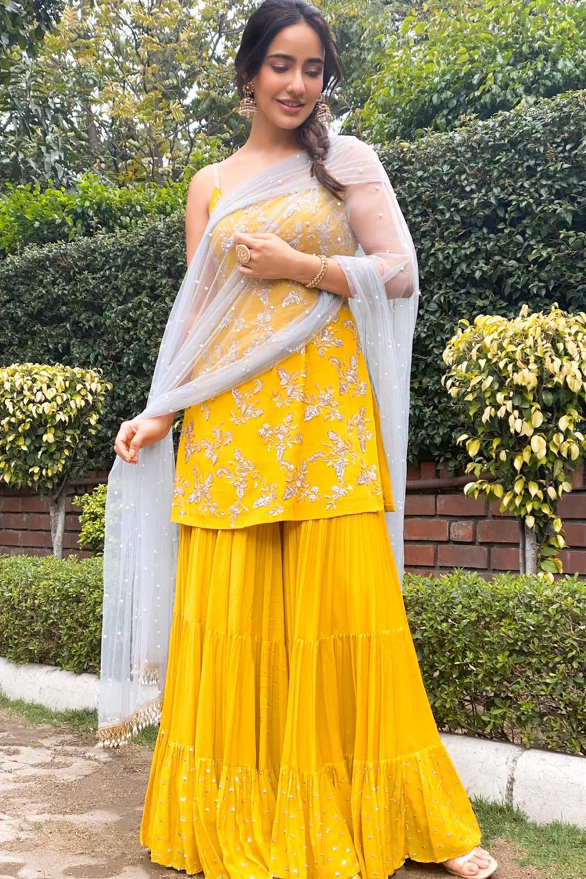 Neha sharma in Sarina palazzo