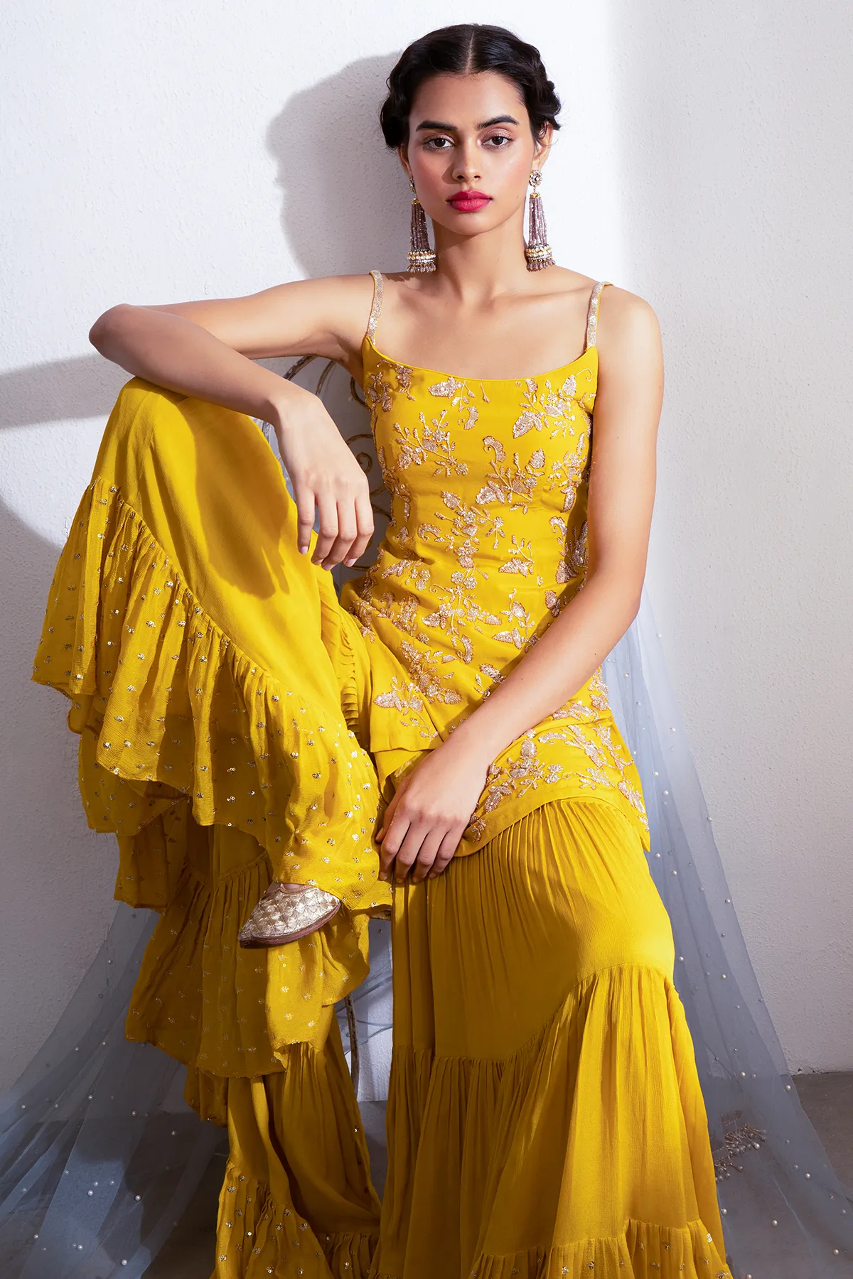 Neha sharma in Sarina palazzo