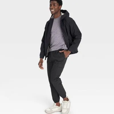 New - All In Motion Men's Utility Cargo Joggers Gym Pants Quick Drying