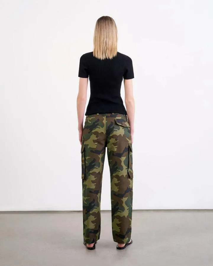 Nili Lotan Yannic Camo Cargo Pant