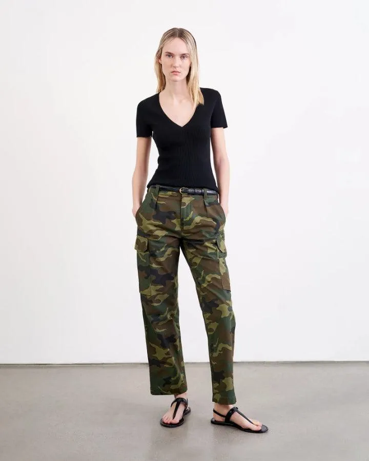 Nili Lotan Yannic Camo Cargo Pant