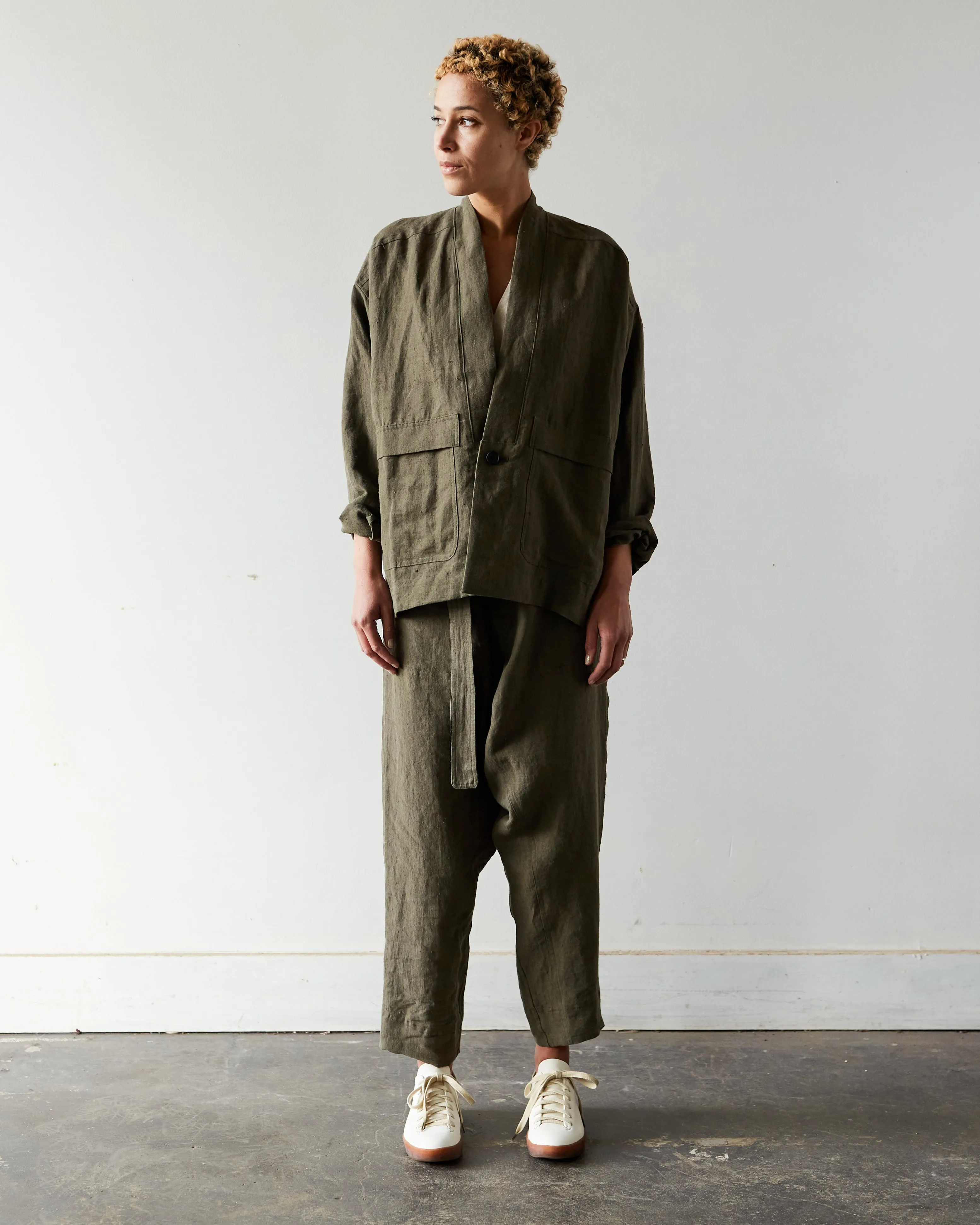 O-Project Chino Trousers, Dark Olive