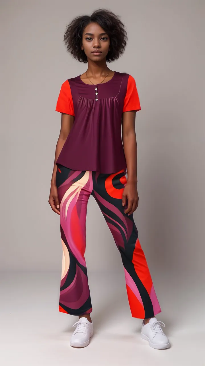 Prague Flare Pants - Airline Series