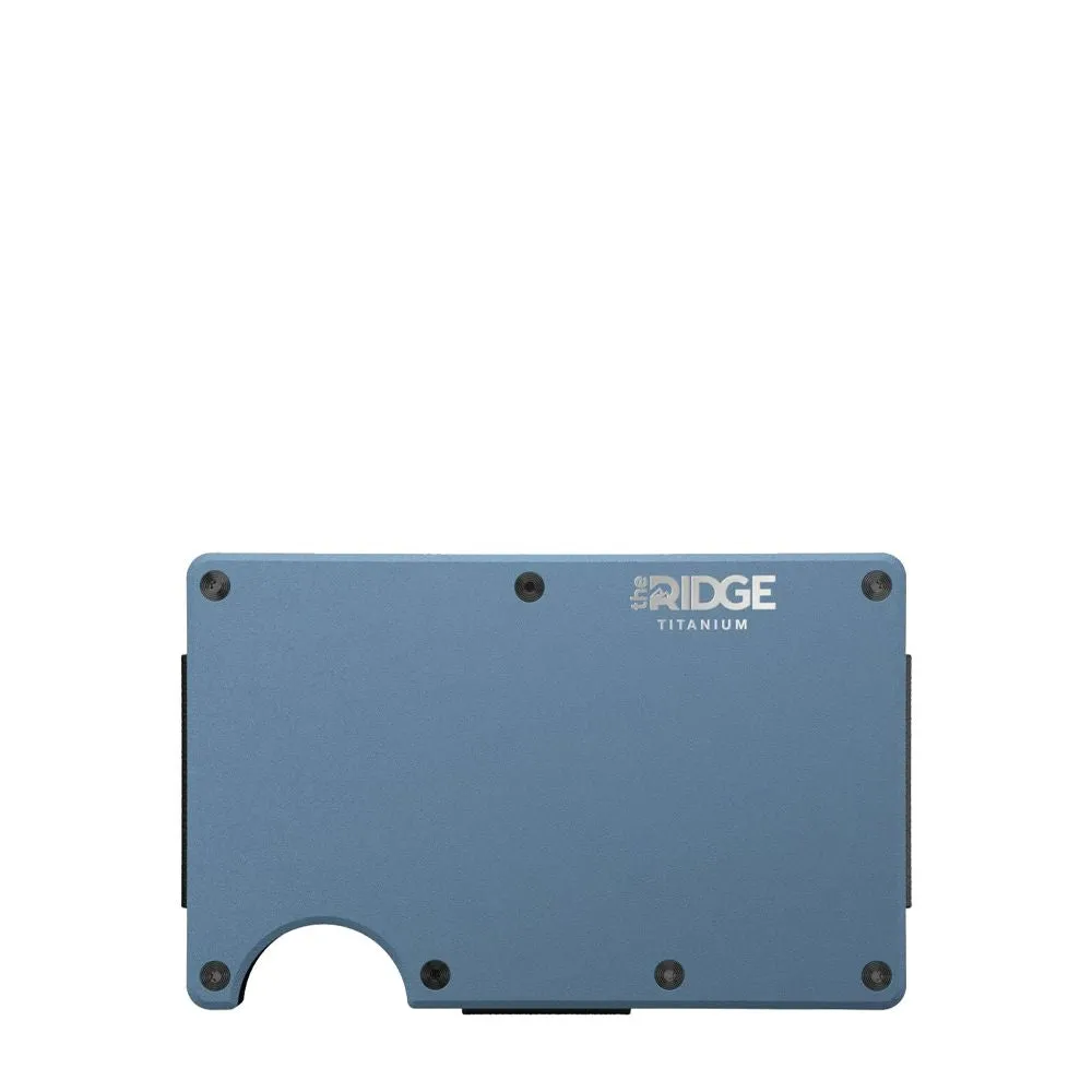 Ridge Wallet Titanium w/ Money Clip