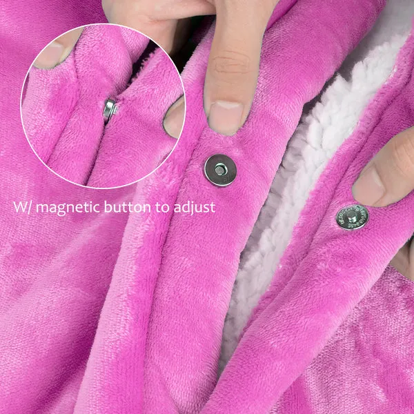 Sherpa Wearable Blanket Poncho