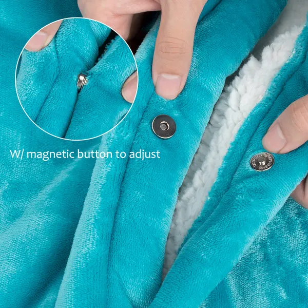 Sherpa Wearable Blanket Poncho