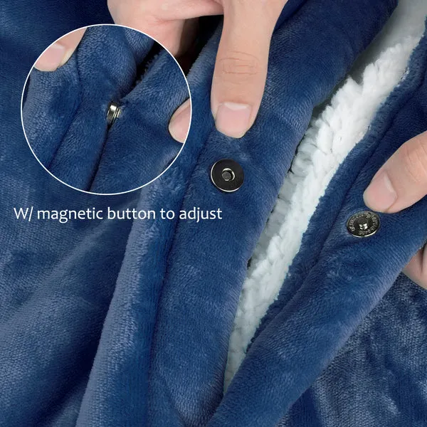 Sherpa Wearable Blanket Poncho