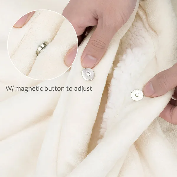 Sherpa Wearable Blanket Poncho