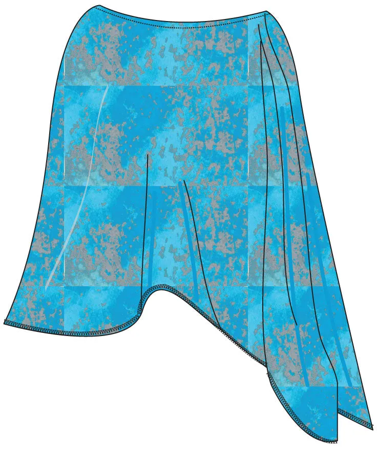 Sun Poncho -  Blue Lagoon