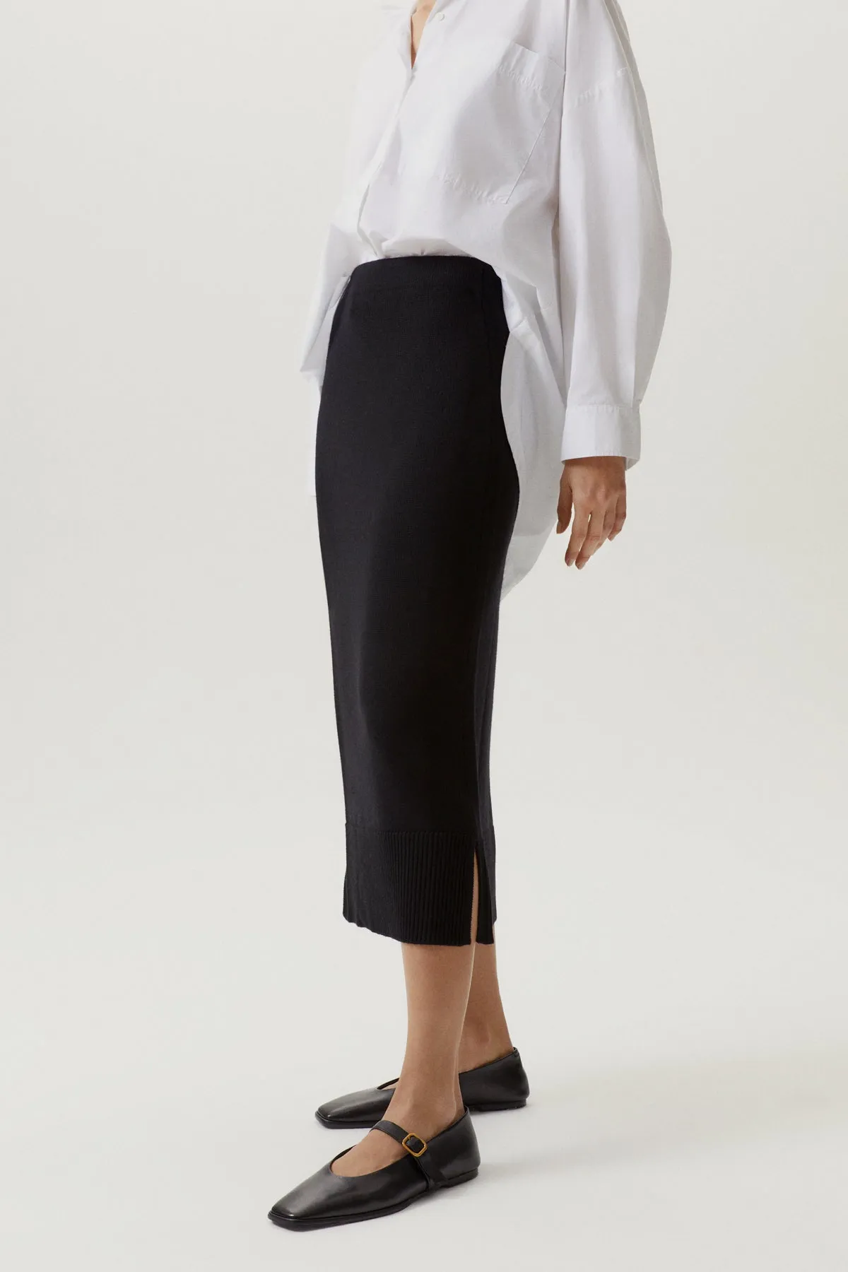 The Merino Wool Pencil Skirt