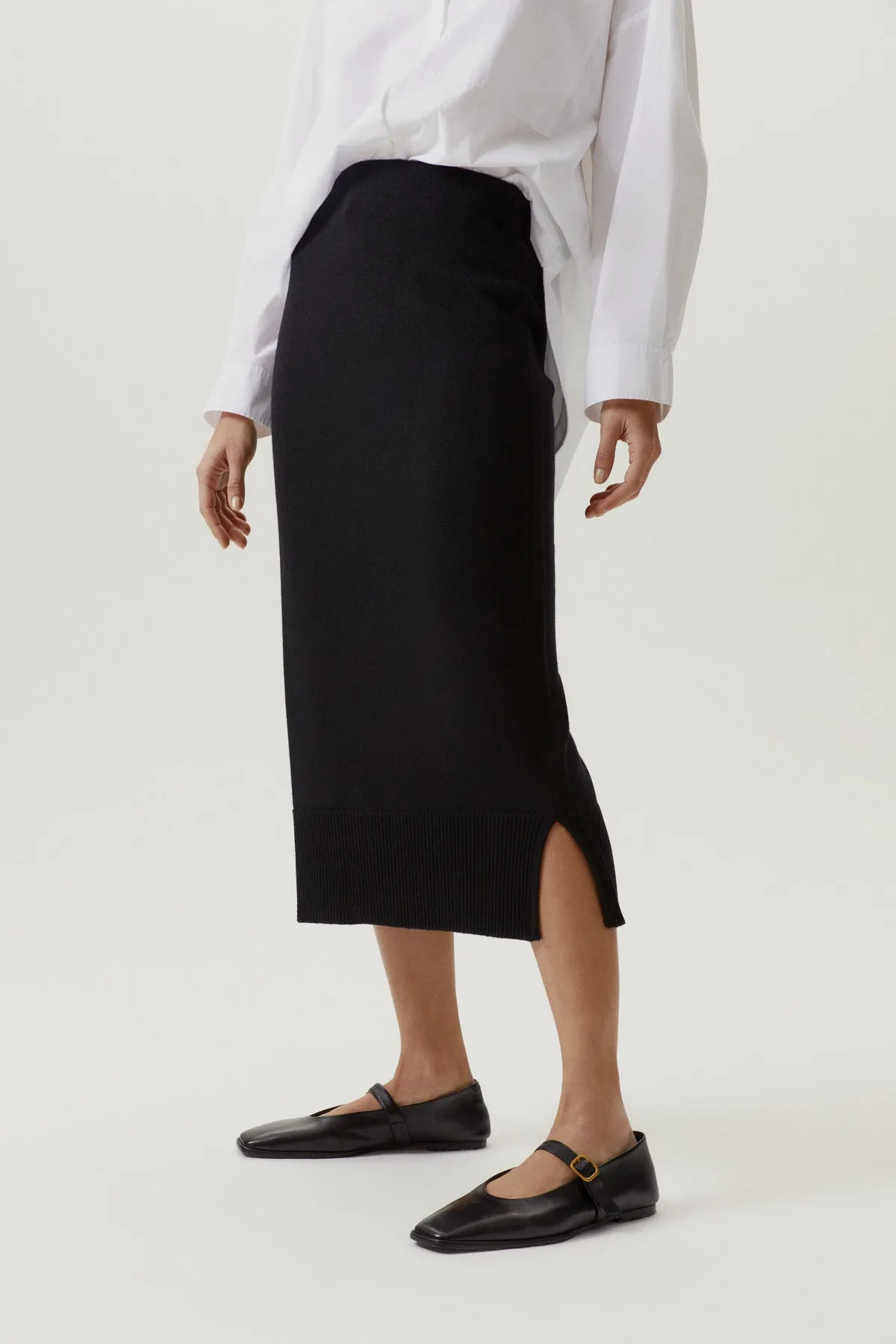 The Merino Wool Pencil Skirt