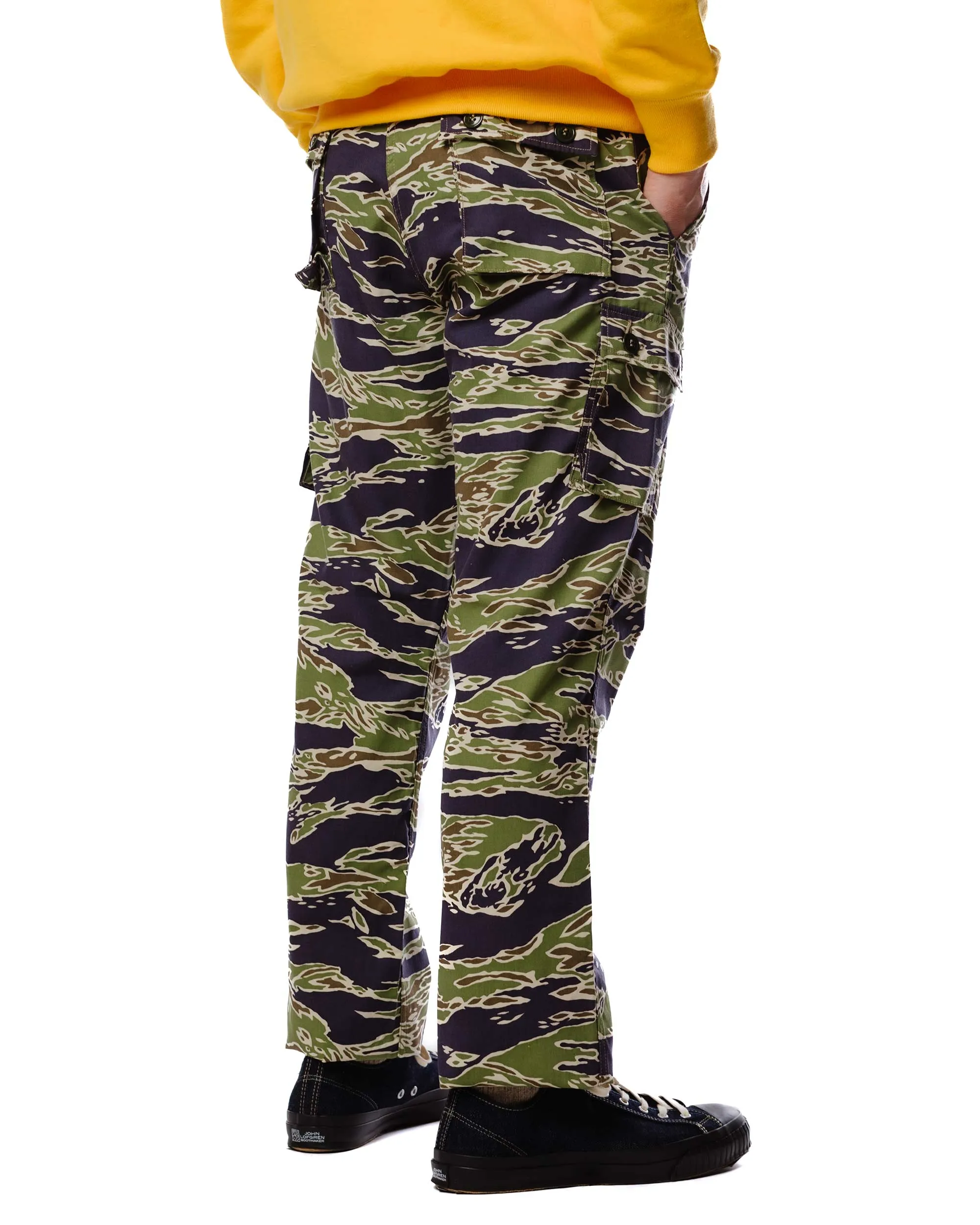 The Real McCoy's MP23004 Tiger Camouflage Trousers / Late War Green