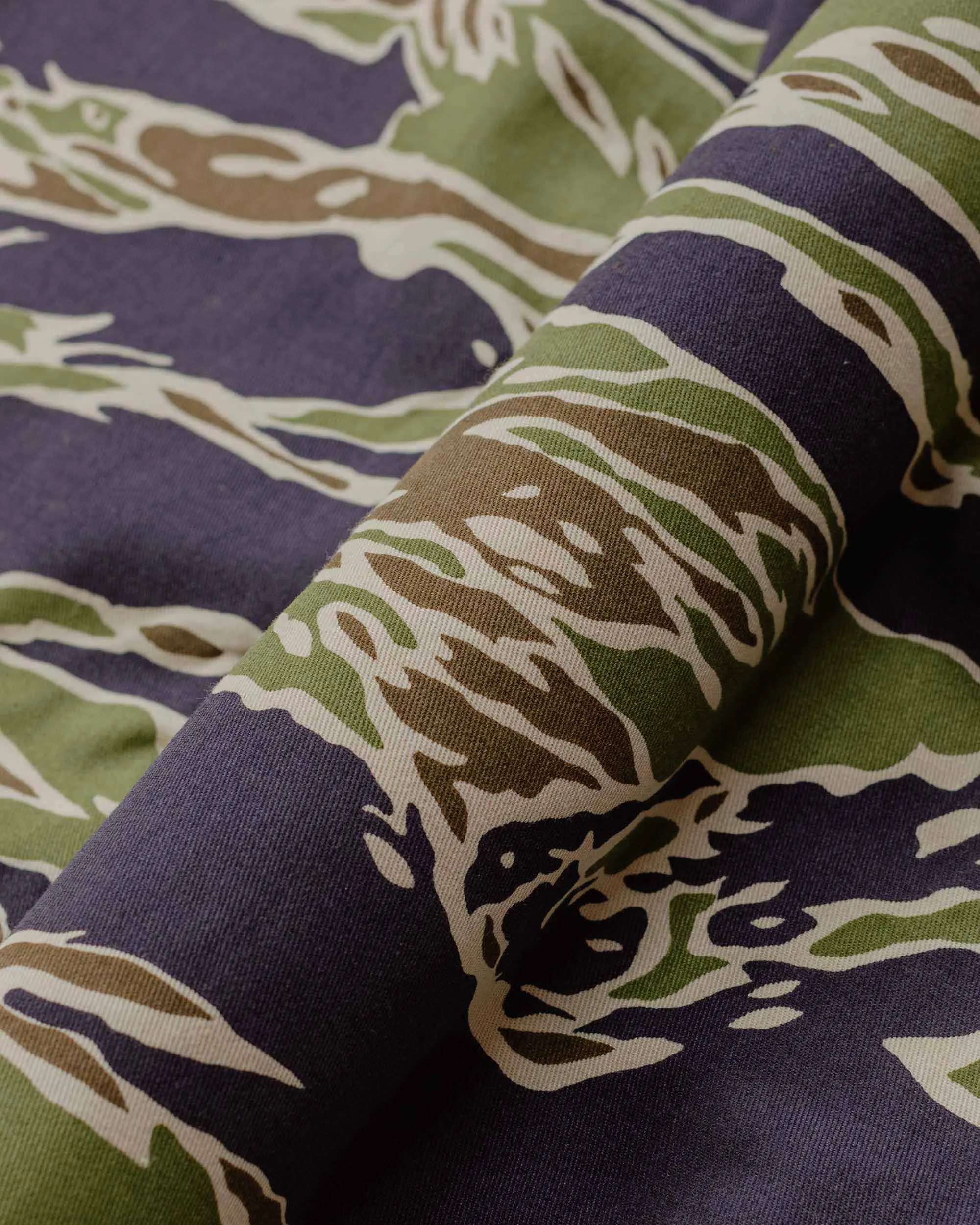 The Real McCoy's MP23004 Tiger Camouflage Trousers / Late War Green