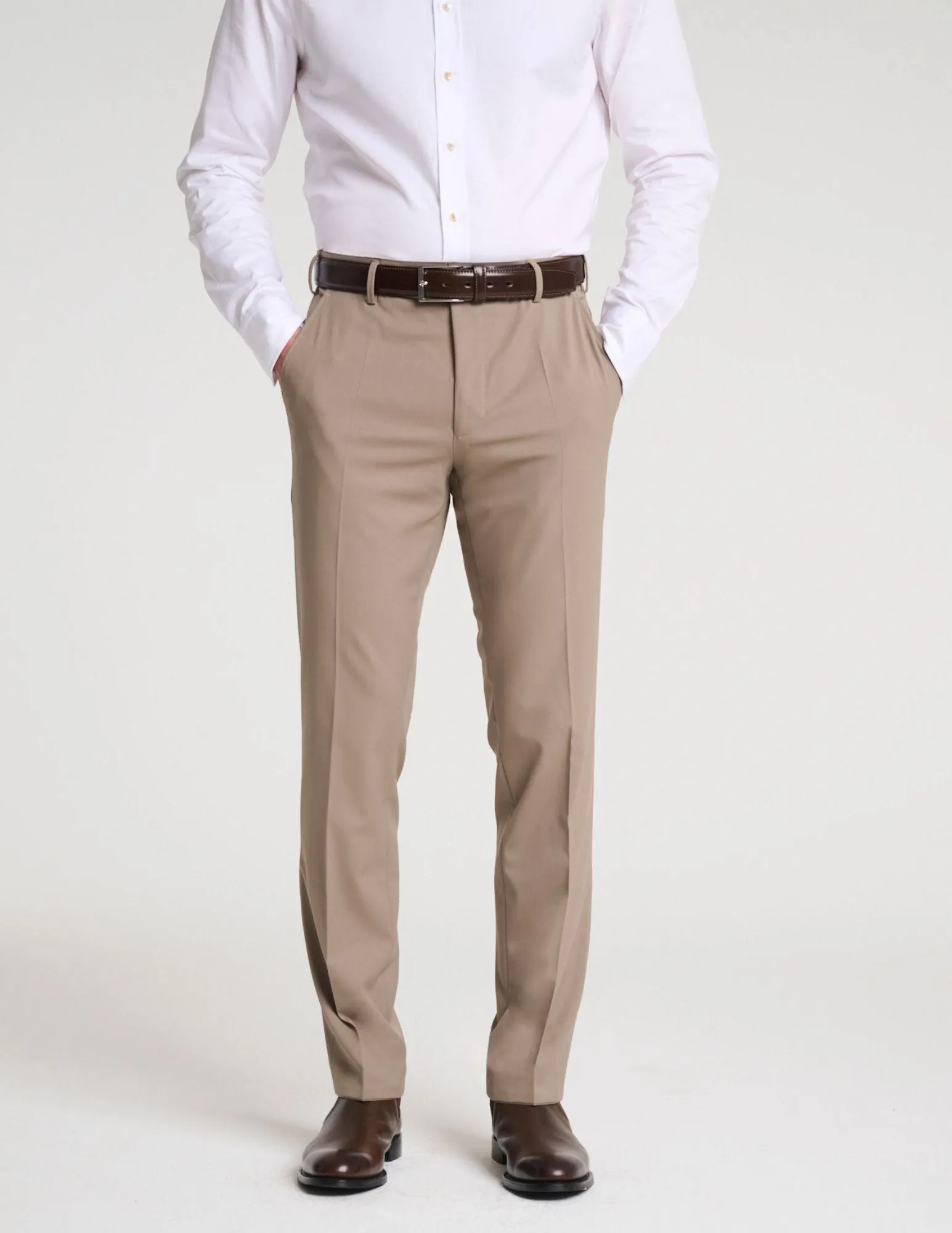 Travel Twill Chino | Taupe