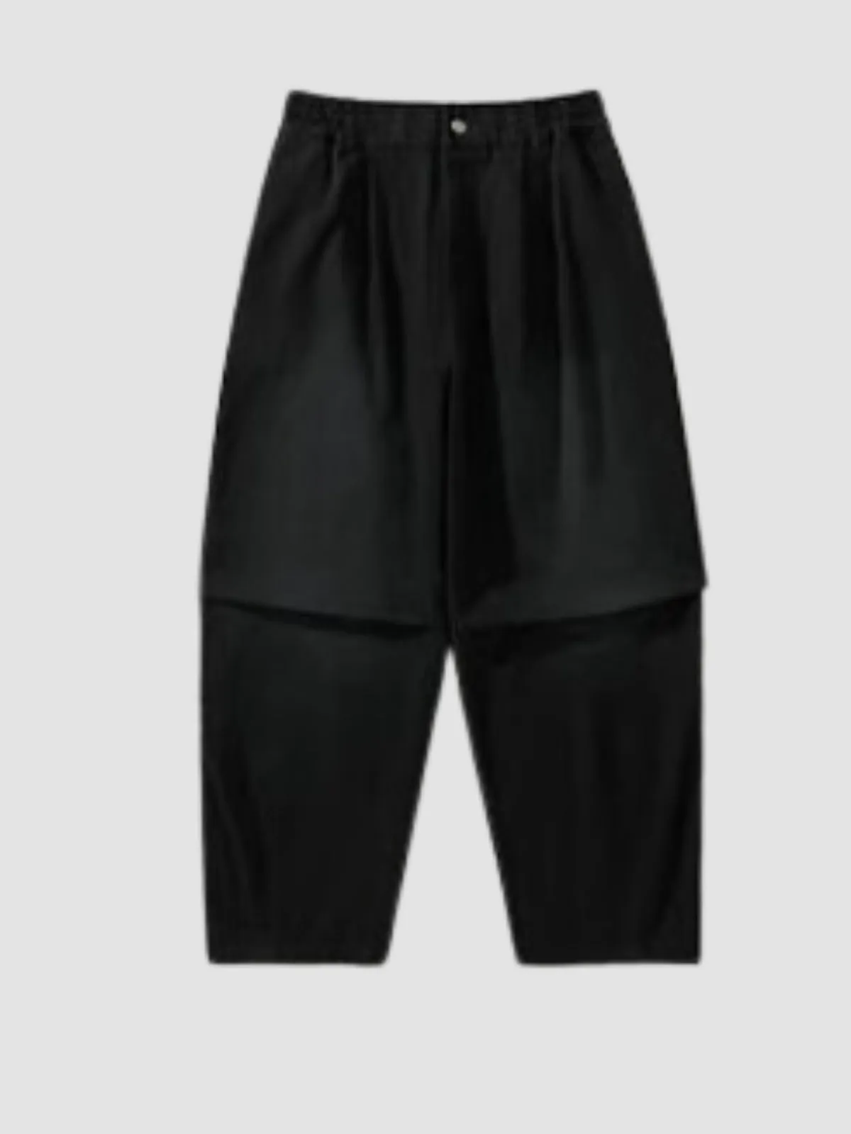 WLS Retro Brown Loose Trouser Pants