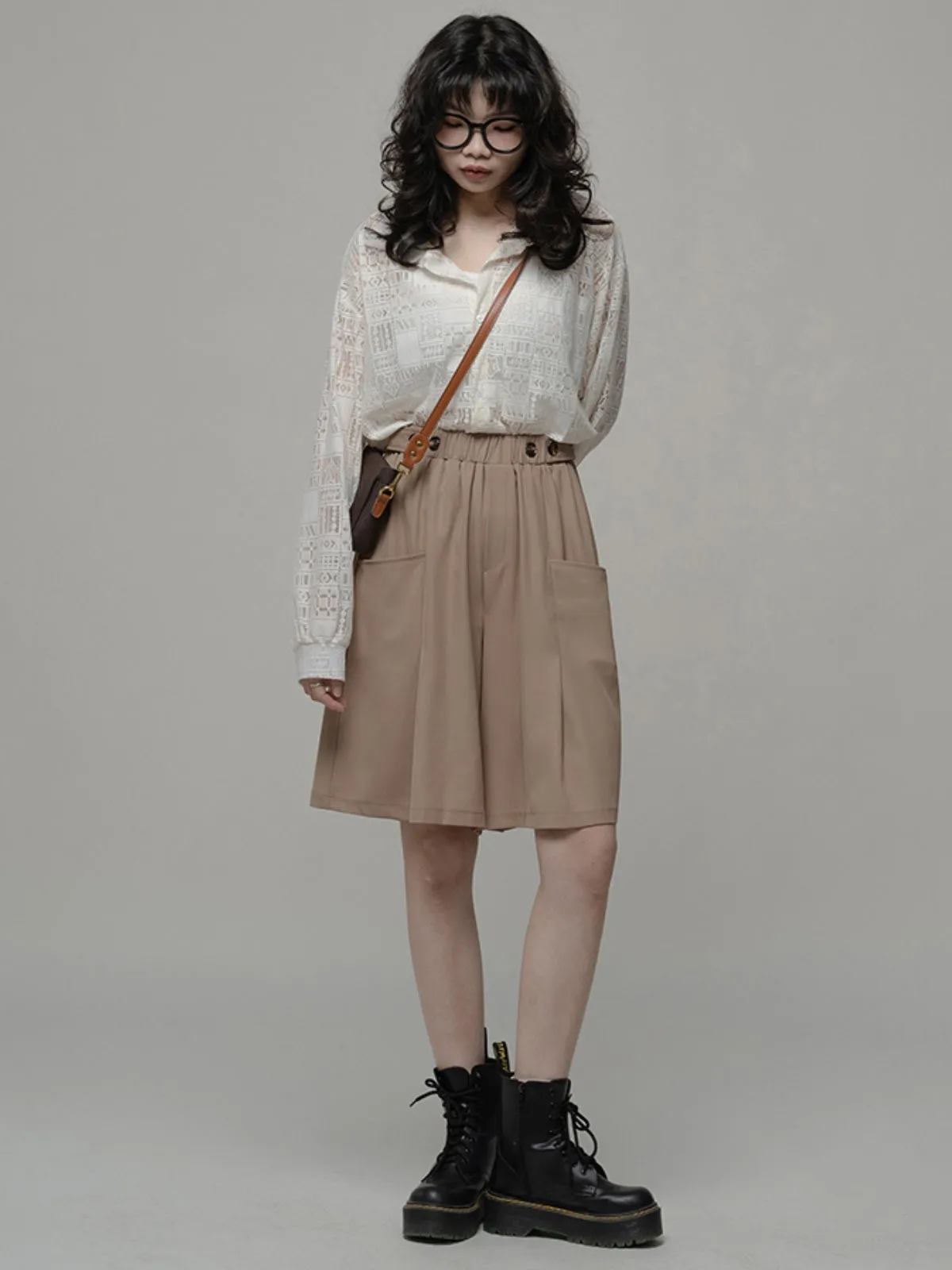 WLS Three Quarter Loose Trouser Pants