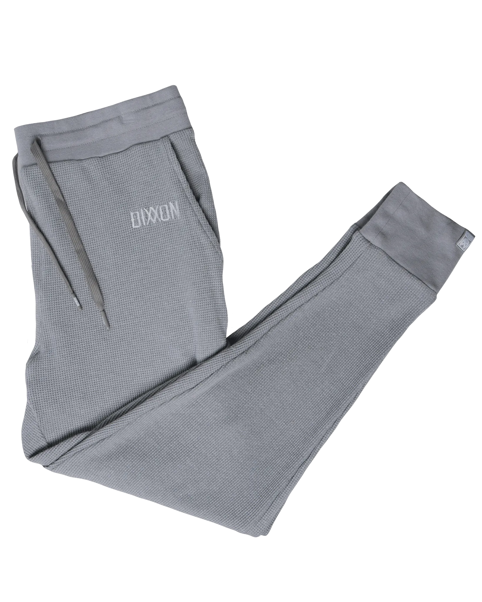 Women's Waffle Knit Joggers - Light Gray